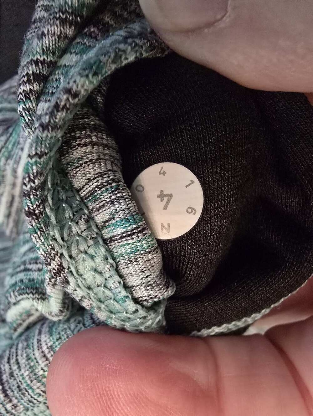 NWOT Lululemon Wunder Under Hi Rise Space Dye Camo Alberta Lake Fresh Teal Size4 - Picture 11 of 12